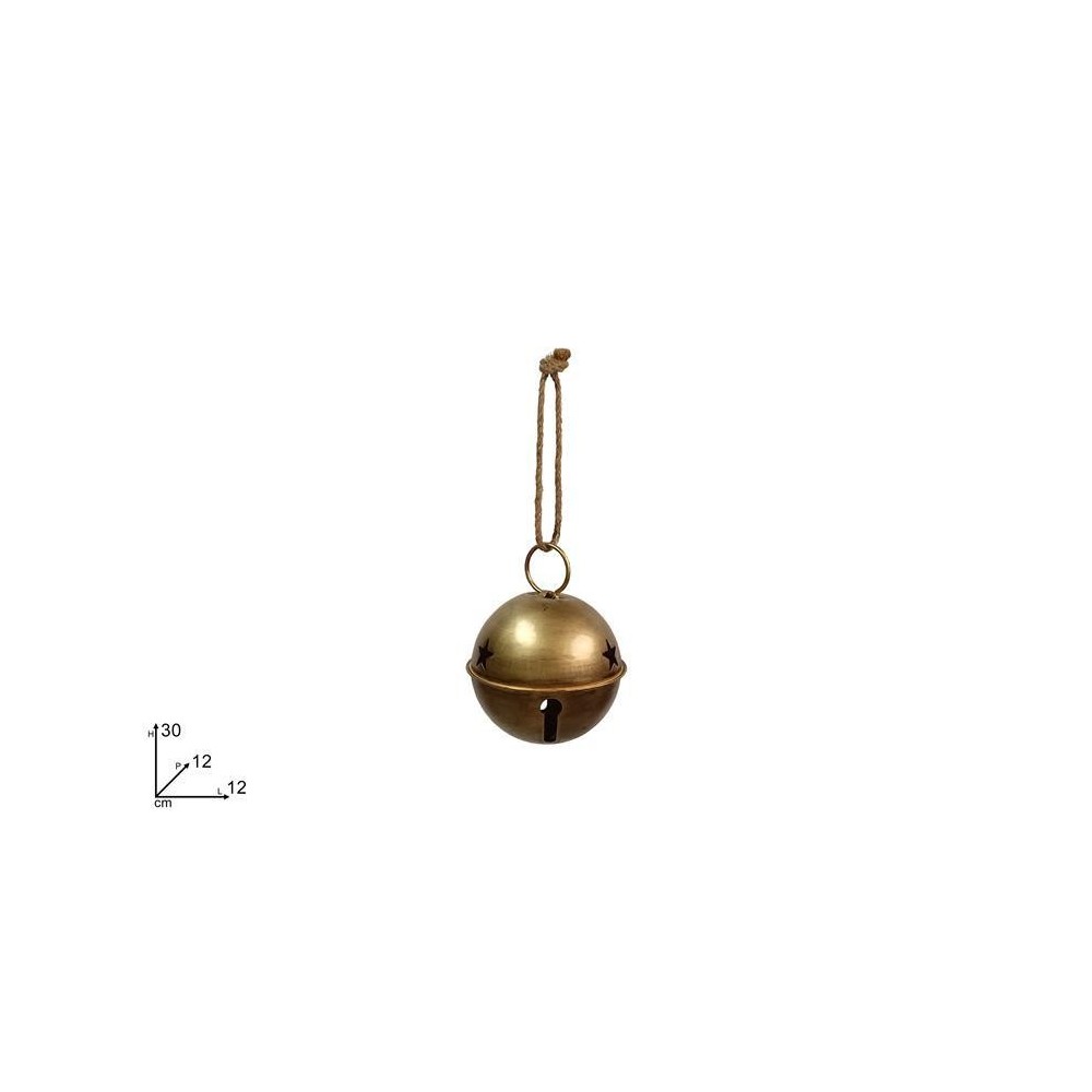 CAMPANACCIO METALLO D12 H30 OR